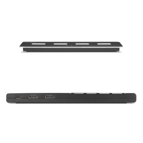 Alternative view of Belkin 4-Port Dual-Head Modular Secure KVM Switch Base Unit PP 4.0 w/ Remote | F1DN204MOD-BA-4