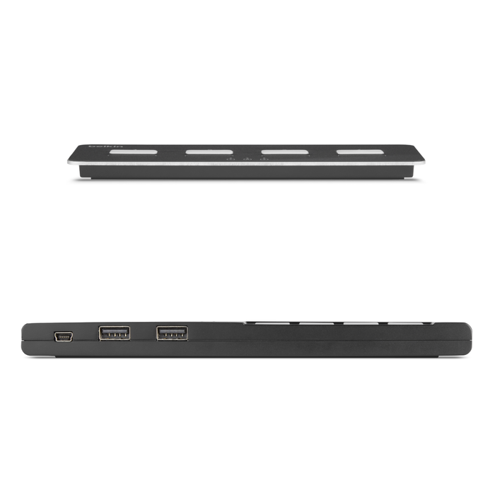 Belkin 4-Port Dual-Head Modular Secure KVM Switch Base Unit PP 4.0 w/ Remote | F1DN204MOD-BA-4 - Image 2