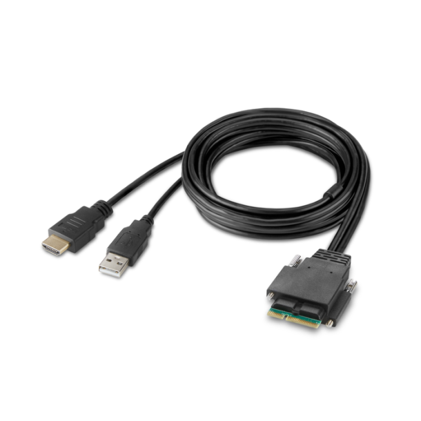 Alternative view of Belkin 2-Port Single Head HDMI Modular Secure KVM Switch PP4.0 W/ Remote | F1DN102MOD-HH-4