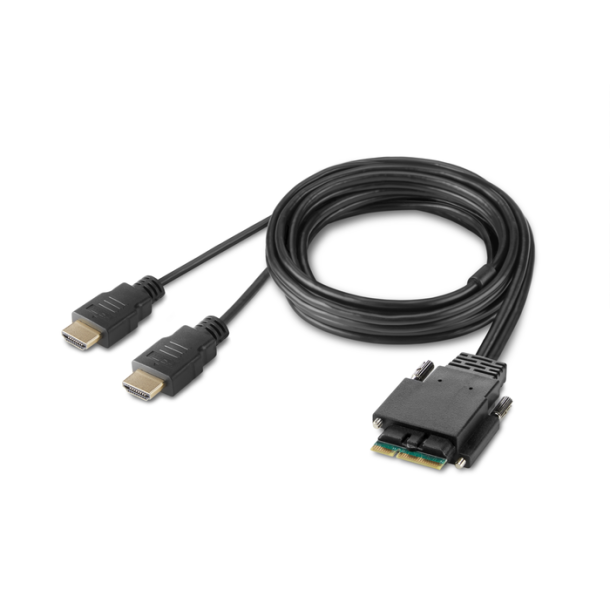Alternative view of Belkin 2-Port Dual Head HDMI Modular Secure KVM Switch PP4.0 W/ Remote | F1DN202MOD-HH-4