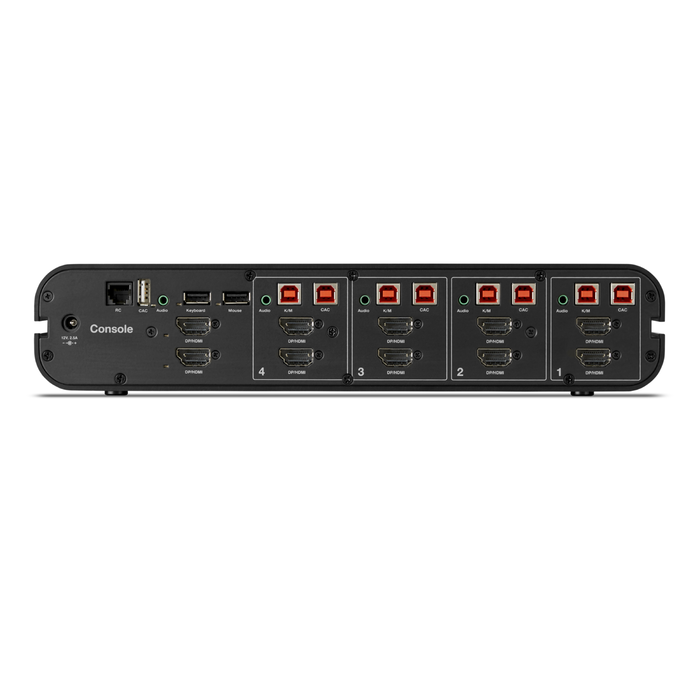 Belkin Universal 2nd Gen Secure KVM Switch, 4-Port Dual Head w/ CAC | F1DN204KVM-UN-4 - Image 5