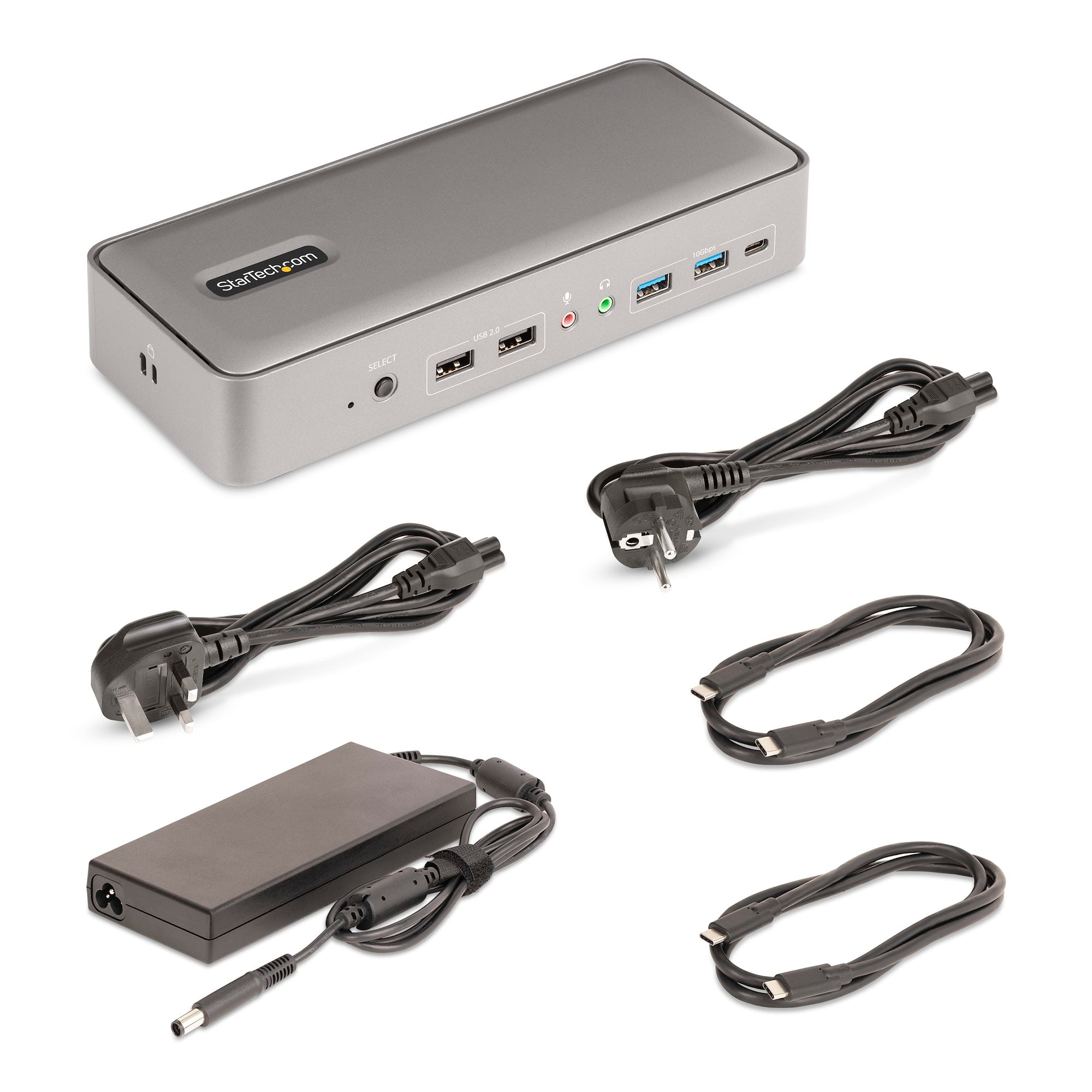 StarTech Dual-Laptop USB-C KVM Docking Station, Dual Monitor 4K 60Hz DisplayPort Dock | 129UE-USBC-KVM-DOCK - Image 7