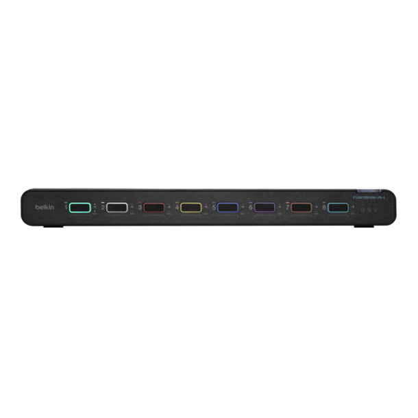 Belkin Universal 2nd Gen Secure KVM Switch, 8-Port Single Head w/ CAC | F1DN108KVM-UN-4