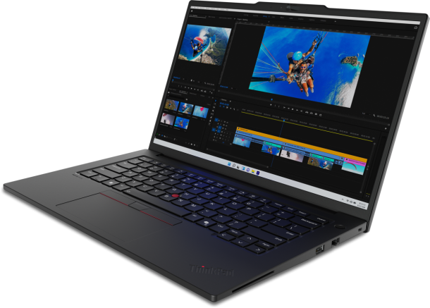 Alternative view of Lenovo ThinkPad P14s Intel Core Ultra 7 155H 14.5" WUXGA 32 GB RAM 1 TB SSD Windows 11 Pro Laptop