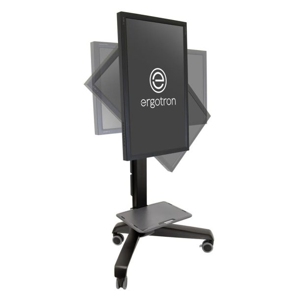 Ergotron Neo-Flex® Mobile MediaCenter UHD - Capacity 40.8–54.4 kg | 24-192-085