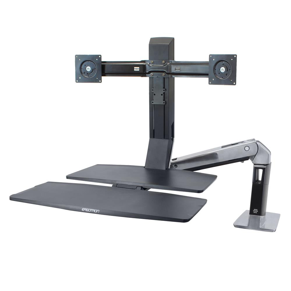 Ergotron 24-316-026 WorkFit-A, Dual Workstation with Worksurface | Sit-Stand Desk Arm - Image 3
