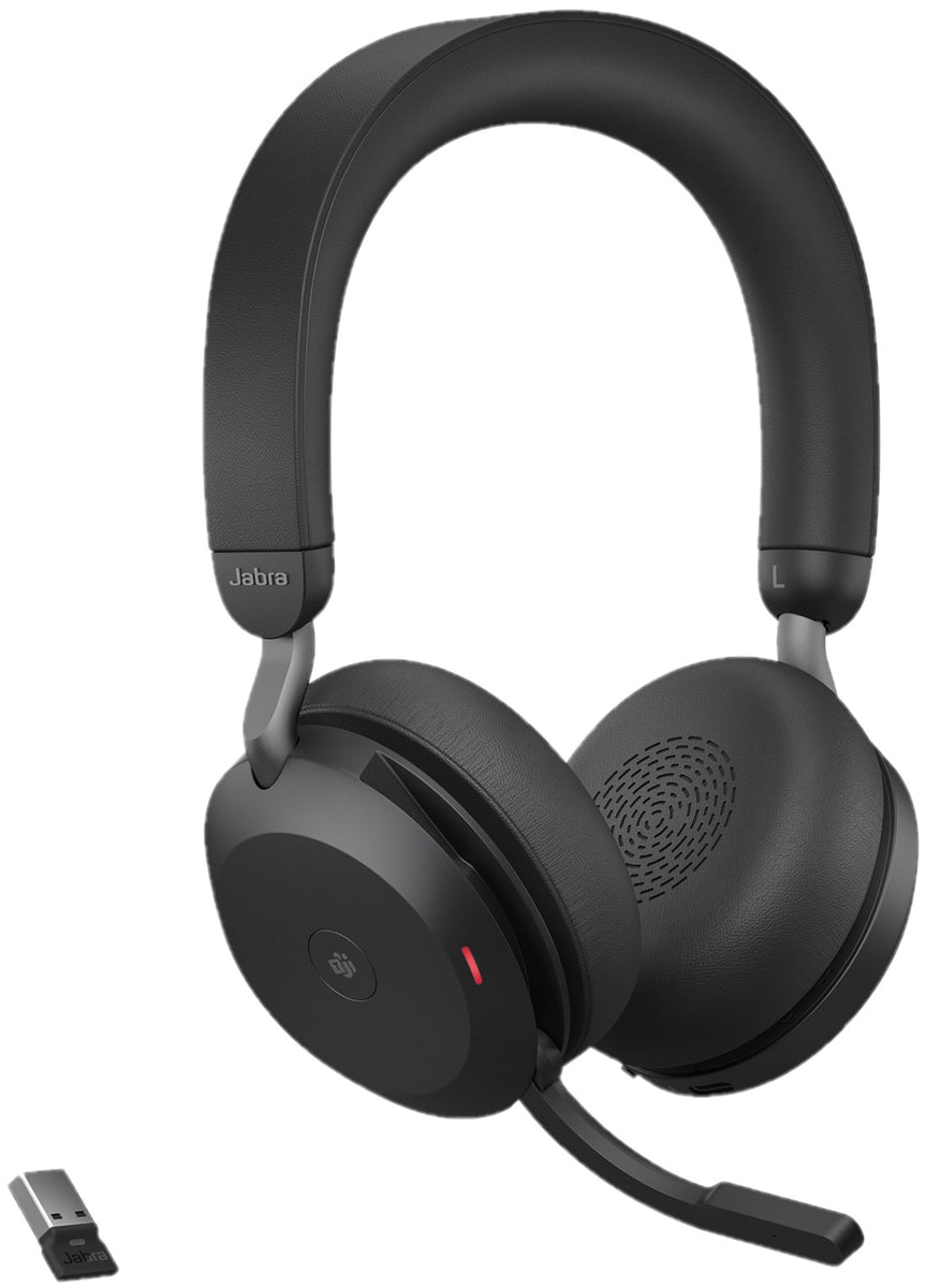Jabra Evolve2 75 USB Type-A MS Teams Headset with Desk Stand - Image 3