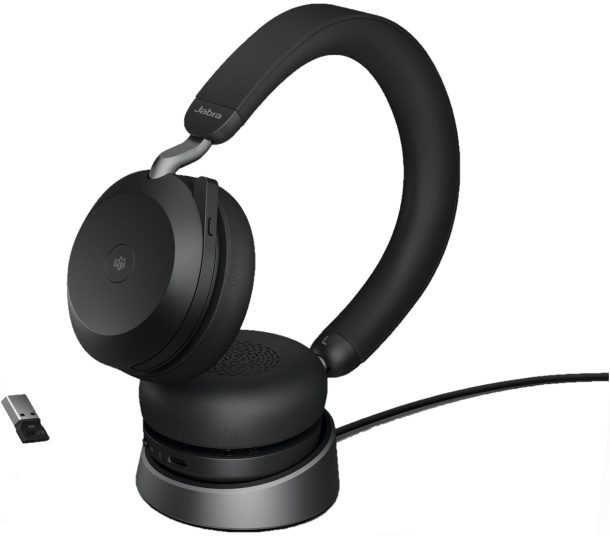 Jabra Evolve2 75 USB Type-A MS Teams Headset with Desk Stand