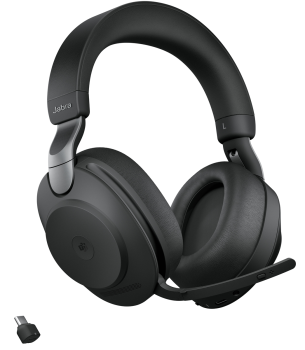 Alternative view of Jabra Evolve2 85 MS Stereo USB-C Headset | 28599-999-889
