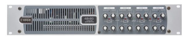 Cloud Electronics 46-80TEK 4 Zone Integrated Mixer Amplifier