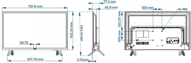 Alternative view of Philips MediaSuite | 32HFL5114/12 32" 1080p Smart Commercial TV