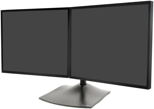 Alternative view of Ergotron DS100 Dual-Monitor Horizontal Desk Stand - 33-322-200