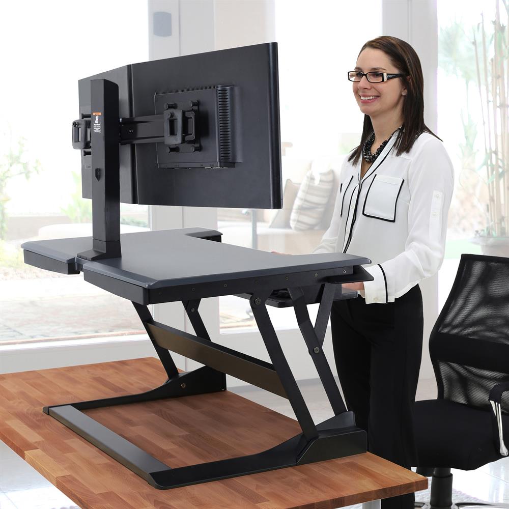 Ergotron WorkFit-T Sit-Stand Desktop Workstation - 33-397-085 - Image 4