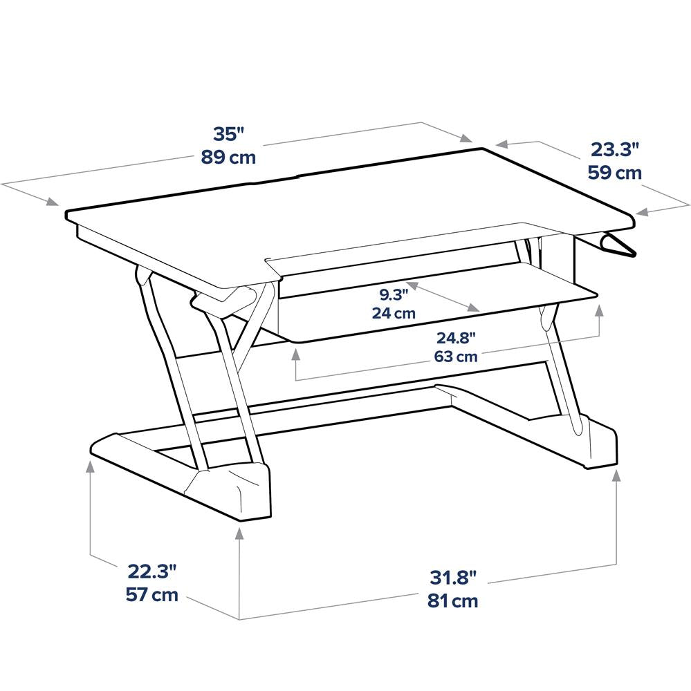 Ergotron WorkFit-T Sit-Stand Desktop Workstation - 33-397-085 - Image 5