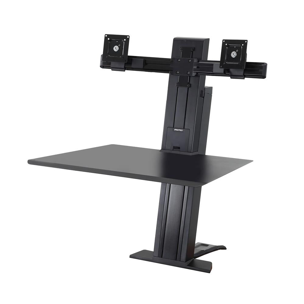 Ergotron 33-407-062 WorkFit-SR, Dual Monitor, Standing Desk Workstation, White - Image 9