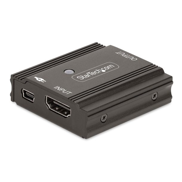 Alternative view of StarTech 33FT-8K-HDMI-BOOSTER 33ft (10m) 8K 60Hz HDMI Signal Booster, Active HDMI 2.1 Inline Repeater and Video Signal Amplifier up to 8K 60Hz/4K 144Hz, Compact HDMI Cable Extender