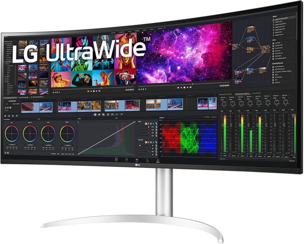 Alternative view of LG 39.7" Curved UltraWide™ 5K2K Nano IPS Display Monitor | 40WP95CP-W.AEK