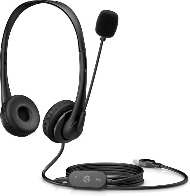 Alternative view of HP G2 USB Stereo Wired Headset | 428K6AA