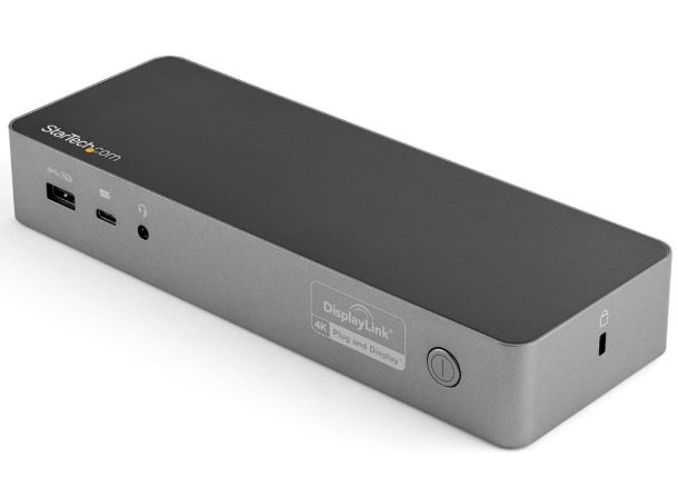 Alternative view of StarTech DK30C2DPEPUE USB-C & USB-A Dual 4K Monitor Docking Station