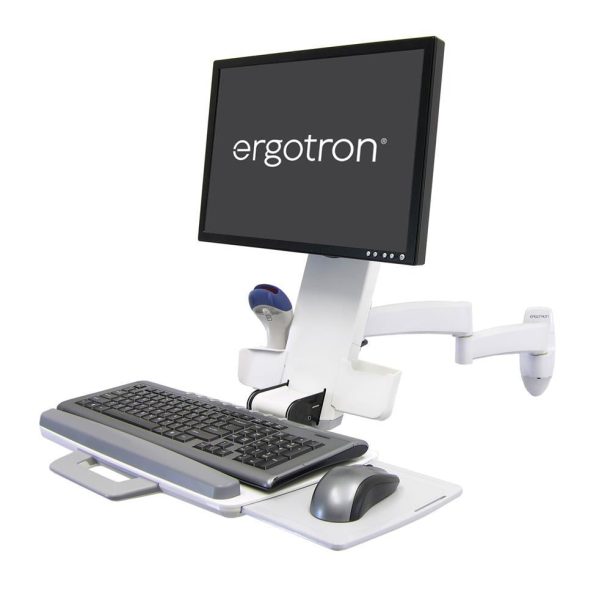 Ergotron 45-230-200 200 Series Combo Arm, Black | Keyboard & Monitor Mount