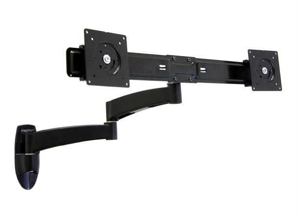 Alternative view of Ergotron 45-231-200 22" 200 Series Dual Monitor Arm | Two Monitor Mount