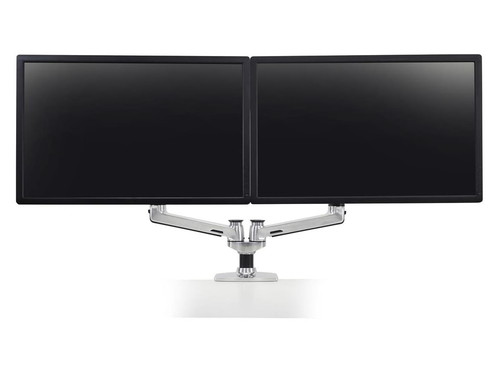 Ergotron 27" LX Dual/Multi LCD Monitor Arm Aluminium | 45-245-026 - Image 2