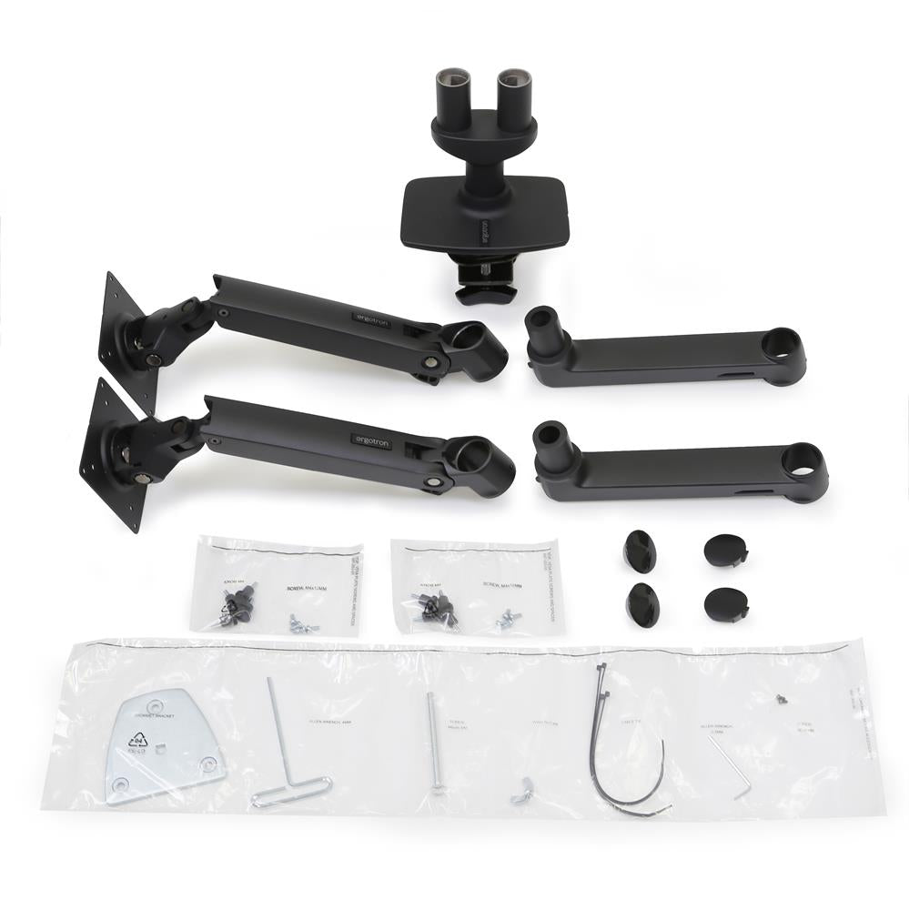 Ergotron 27" LX Dual/Multi LCD Monitor Arm Black | 45-245-224 - Image 8