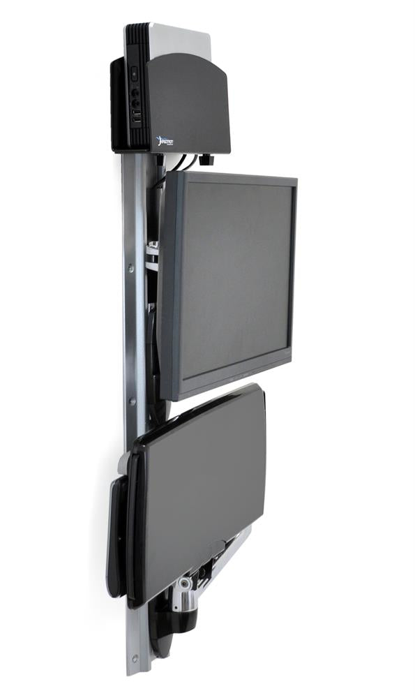 Ergotron LX Wall Mount System With Small CPU Holder - 45-253-026 - Image 4