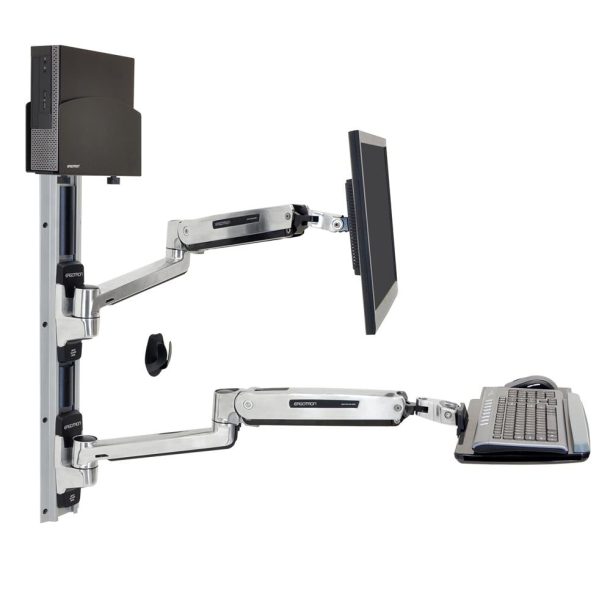 Ergotron 20" LX Sit-Stand Wall Mount System | 45-359-026