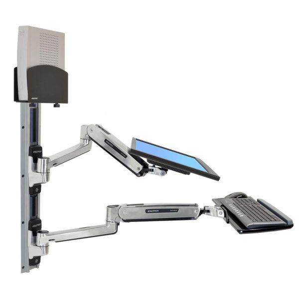 Alternative view of Ergotron 20" LX Sit-Stand Wall Mount System | 45-359-026