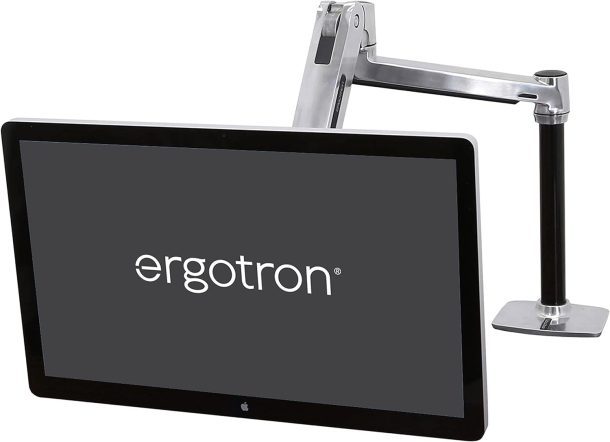 Ergotron 42" LX Sit-Stand Desk Mount LCD Arm | 45-360-026