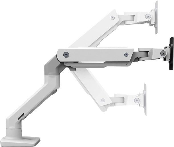 Alternative view of Ergotron 42" HX LCD Arm Sit-Stand Desk Mount White | 45-475-216