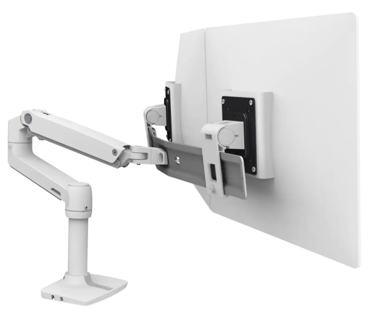 Ergotron 25" LX Dual/Multi LCD Direct Arm Desk Mount White | 45-489-216 - Image 3