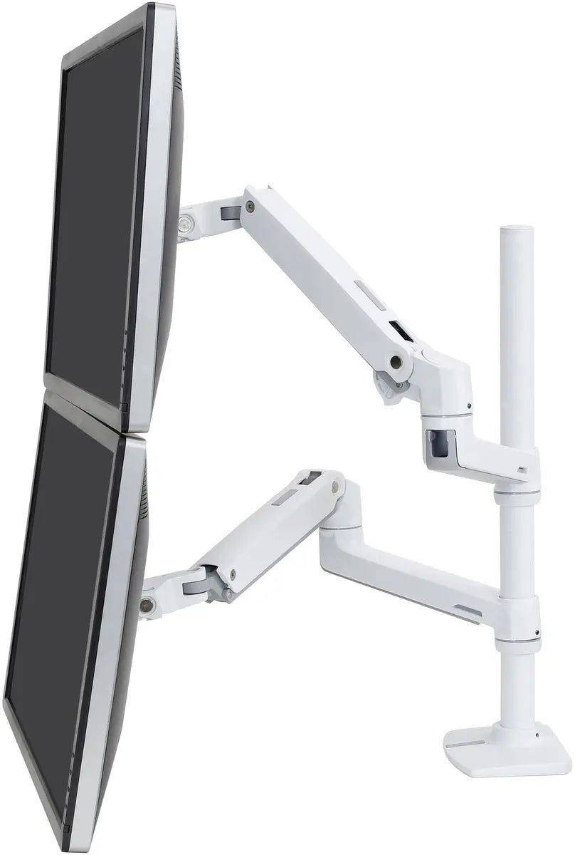 Ergotron 40" LX Dual/Multi LCD Stacking Arm Tall Pole Desk Mount | 45-509-216 - Image 6