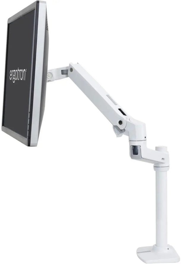 Alternative view of Ergotron 34" LX LCD Arm Tall Pole Desk Mount - 45-537-216