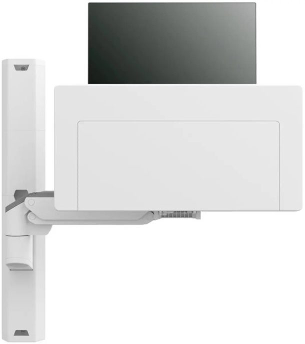 Alternative view of Ergotron 27" CareFit® Combo System Monitor & Keyboard Workstation With Shelf - 45-618-251