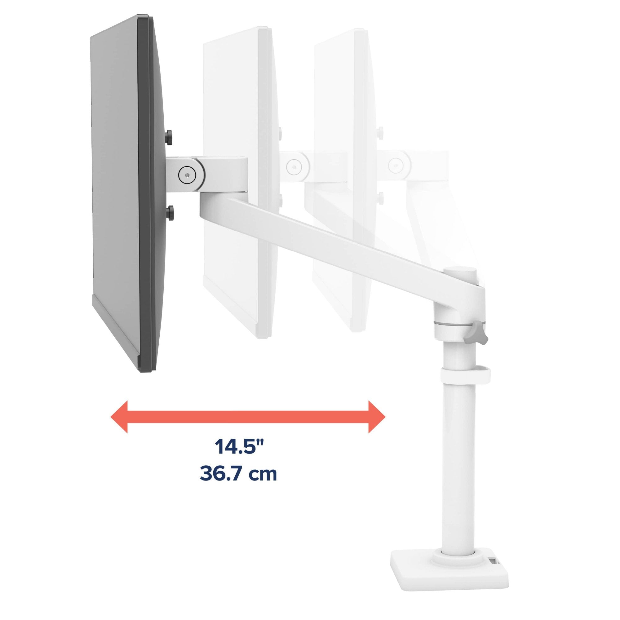 Ergotron 34" NX Monitor Arm Desk Mount | 45-669-216 - Image 5