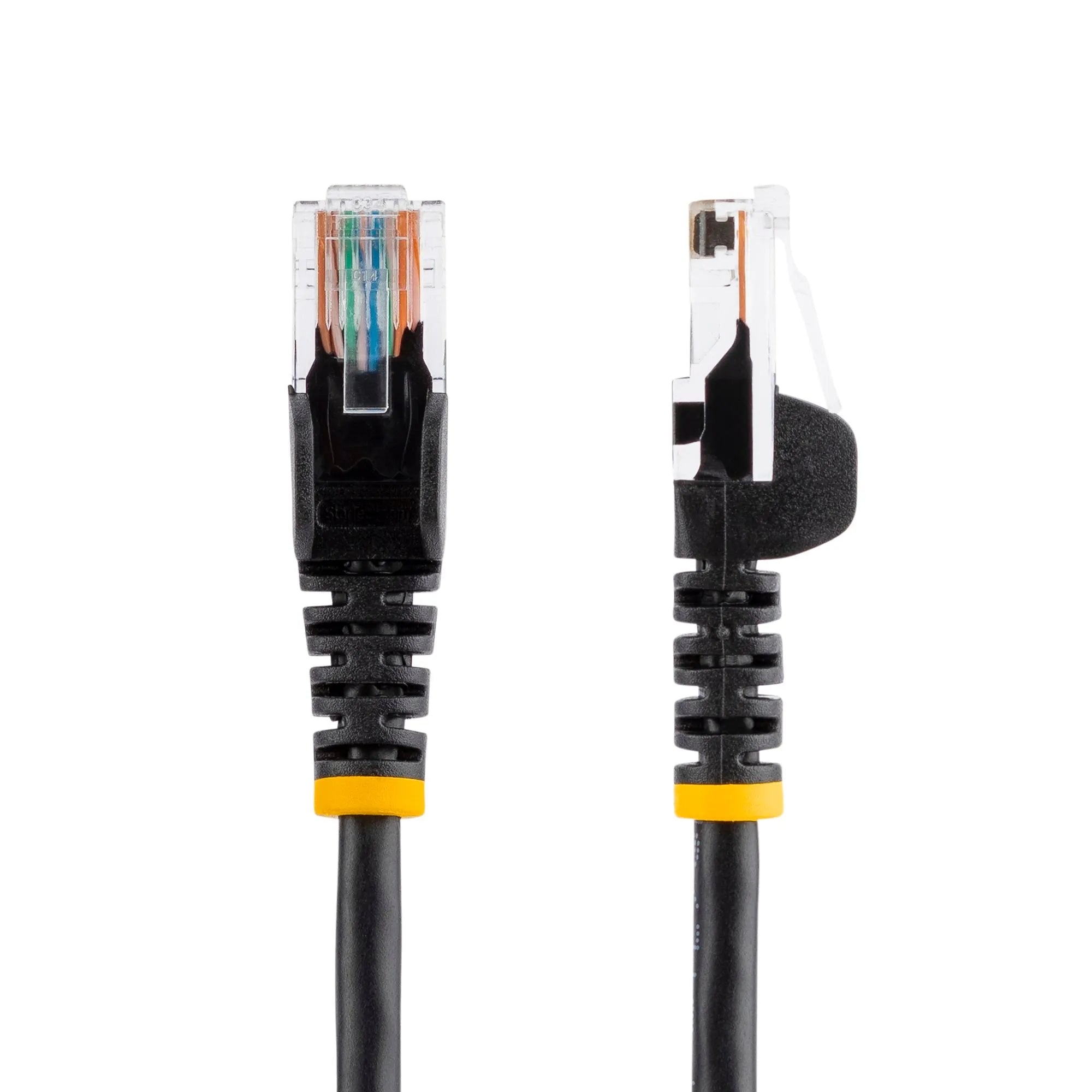 StarTech 5m Black Cat5e Patch Cable with Snagless RJ45 Connectors - 45PAT5MBK - Image 2