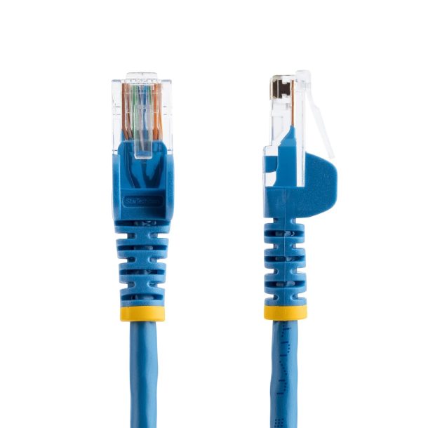 Alternative view of StarTech 2m Blue Cat5e Patch Cable with Snagless RJ45 Connectors - 45PAT2MBL