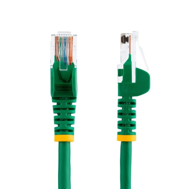 Alternative view of StarTech 2m Green Cat5e Patch Cable with Snagless RJ45 Connectors - 45PAT2MGN