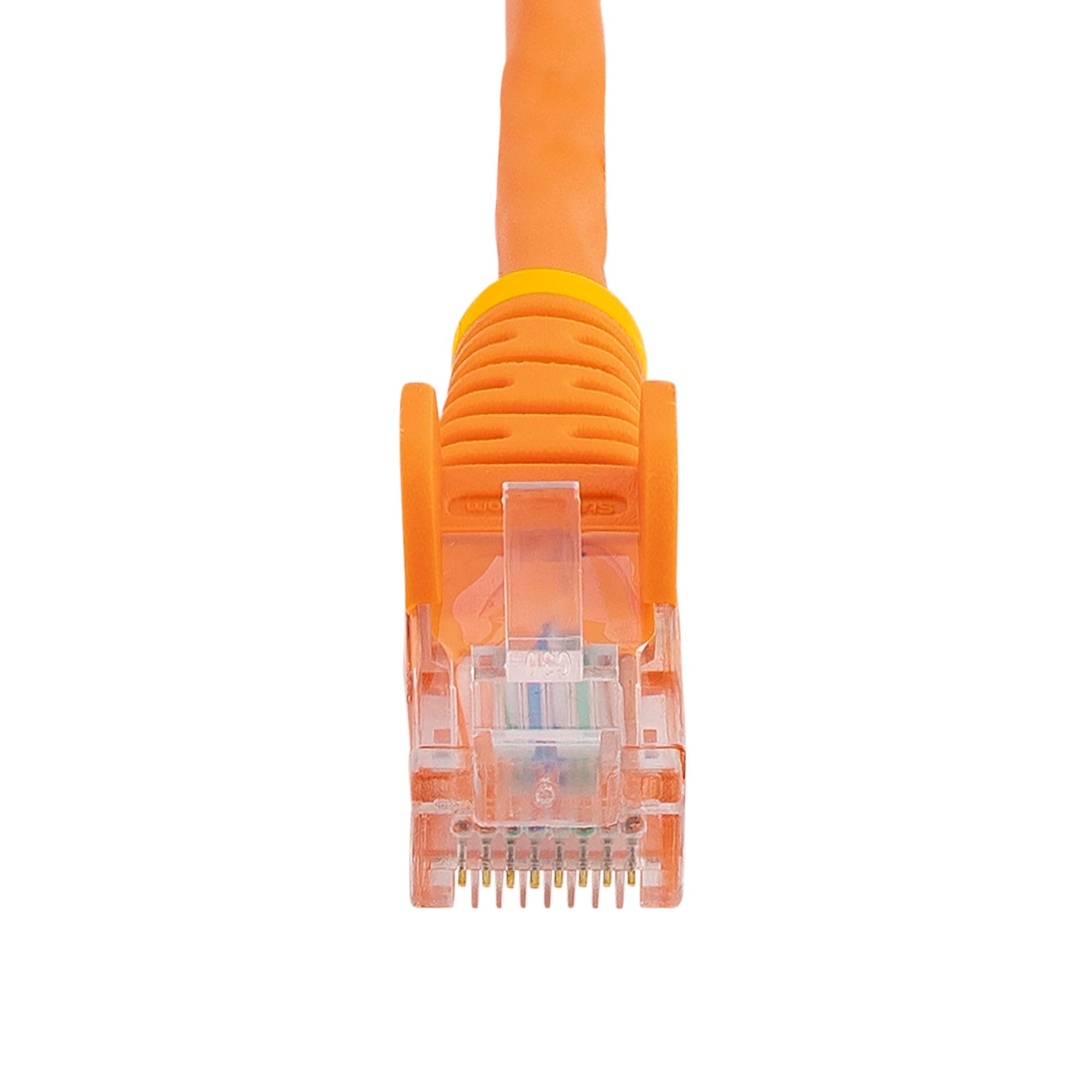 StarTech 1m Orange Cat5e Patch Cable with Snagless RJ45 Connectors - 45PAT1MOR - Image 4
