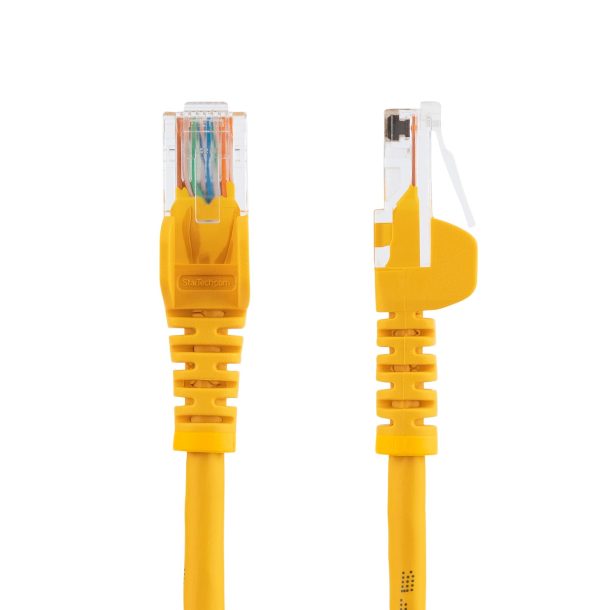 Alternative view of StarTech 45PAT3MYL Cat5e Patch Cable with Snagless RJ45 Connectors - 3m, Yellow