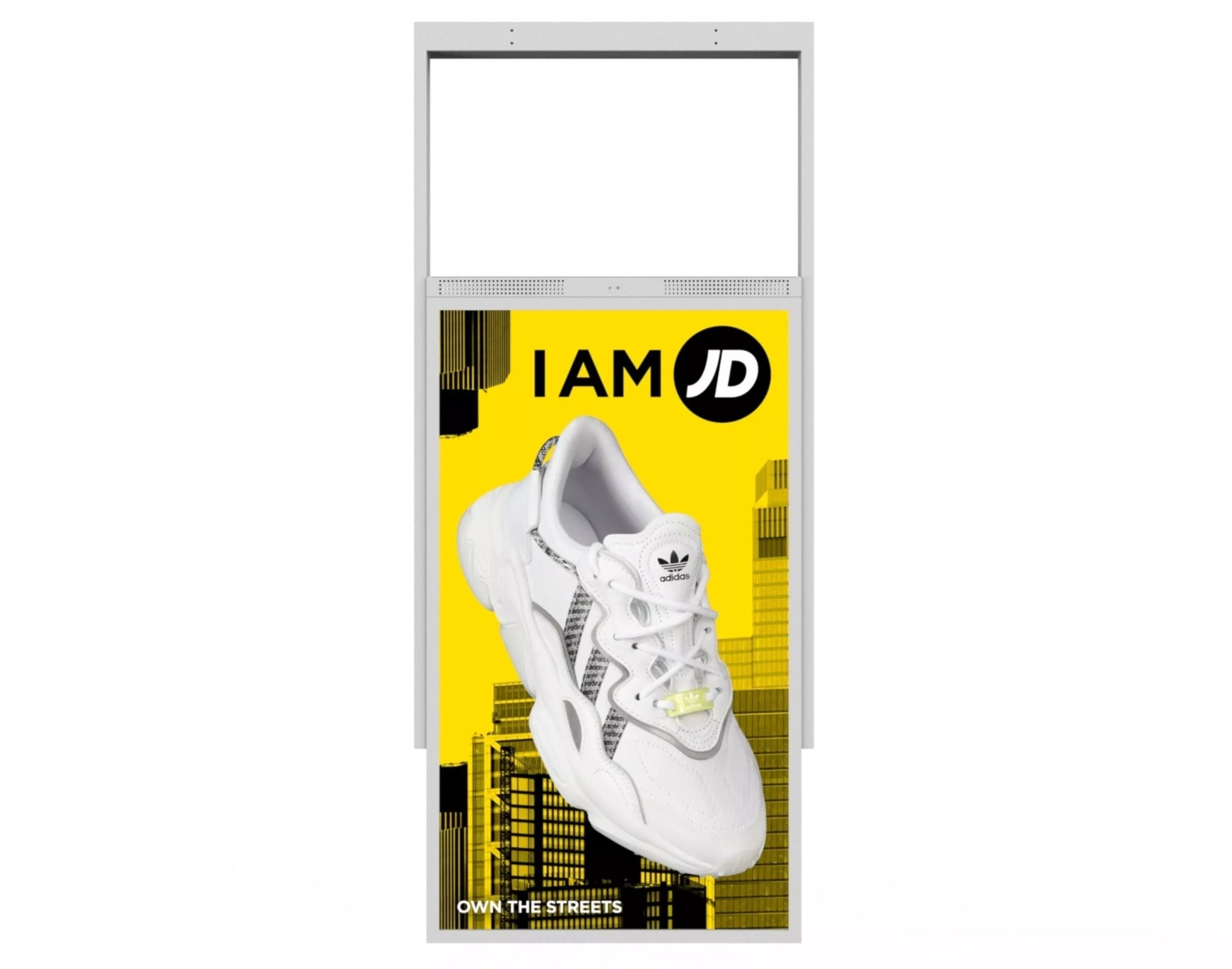 Allsee 49" White Double-Sided Ultra High Brightness Digital Display | 3500 cd/m² Ceiling Hanging-Signage