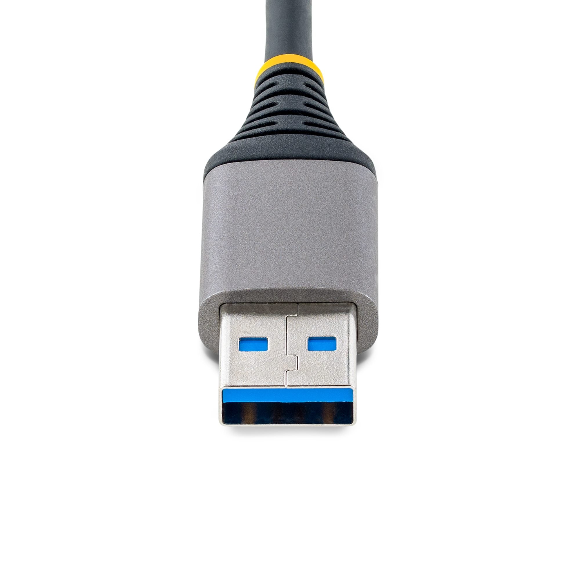 StarTech 5G3AGBB-USB-A-HUB 3-Port USB Hub with Ethernet - 3x USB-A Ports - Gigabit Ethernet (RJ-45) - USB 3.0 5Gbps - Bus-Powered - 1ft/30cm Long Cable - Portable Laptop USB Hub Adapter w/ GbE - Image 5