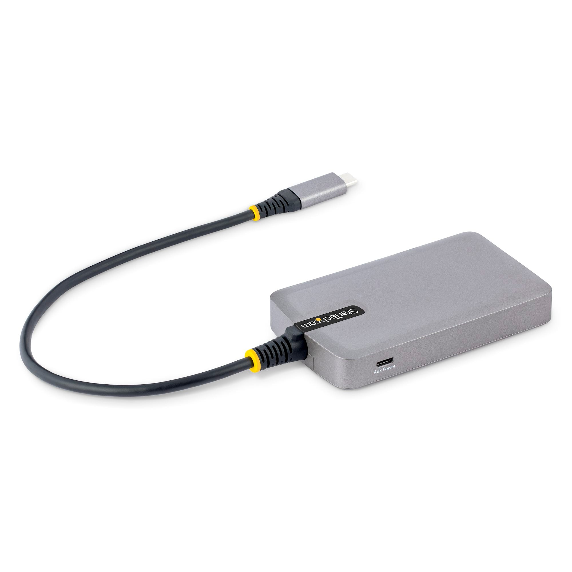 StarTech 5G4AB-USB-C-HUB 4-Port USB-C Hub - 5Gbps - Bus Powered - USB C to 4x USB-A Hub w/ Optional Auxiliary Power Input - Image 2