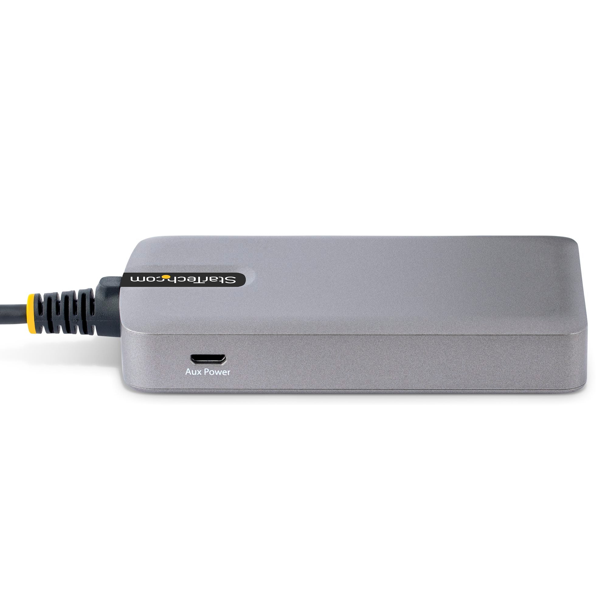 StarTech 5G4AB-USB-C-HUB 4-Port USB-C Hub - 5Gbps - Bus Powered - USB C to 4x USB-A Hub w/ Optional Auxiliary Power Input - Image 4