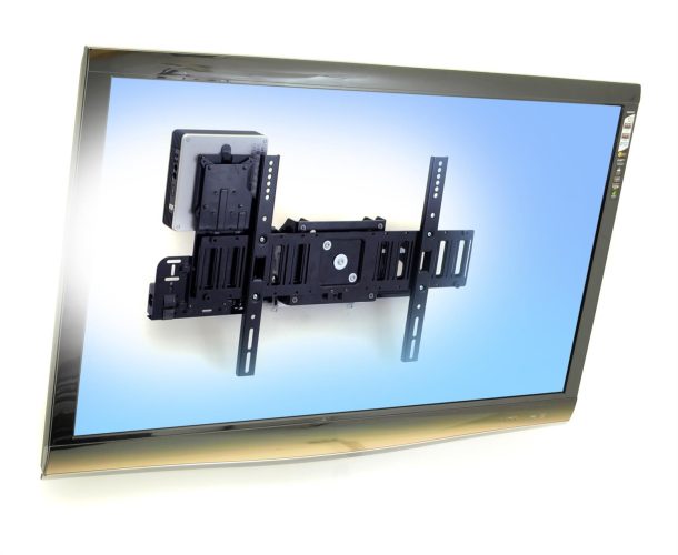 Alternative view of Ergotron SIM90 Signage Integration Wall Mount Black - 60-600-009