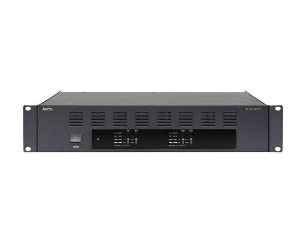 BIAMP REVAMP4120T 4-Channel 100V Bridgeable Digital Power Amplifier, 4 x 120W