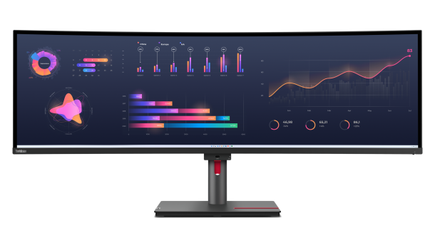 Lenovo 63DBRAT1UK/P49w-30 ThinkVision 49" 5K 60Hz Curved DQHD Thunderbolt USB-C Monitor