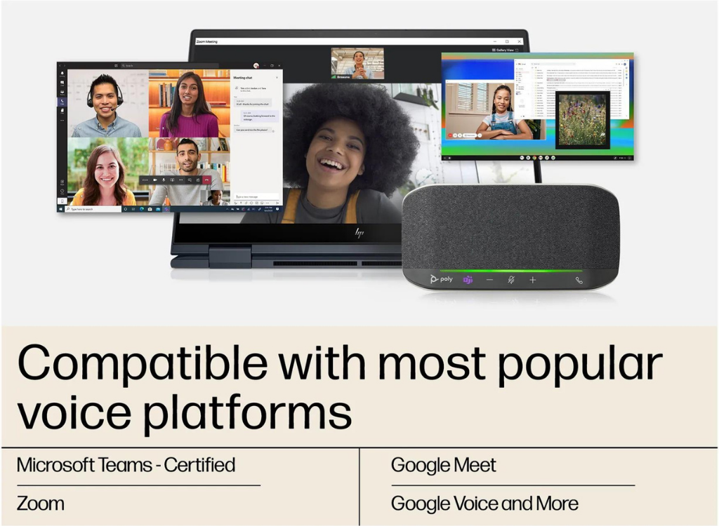 POLY Sync 10 Microsoft Teams Certified Speakerphone | 77P34AA - Image 6